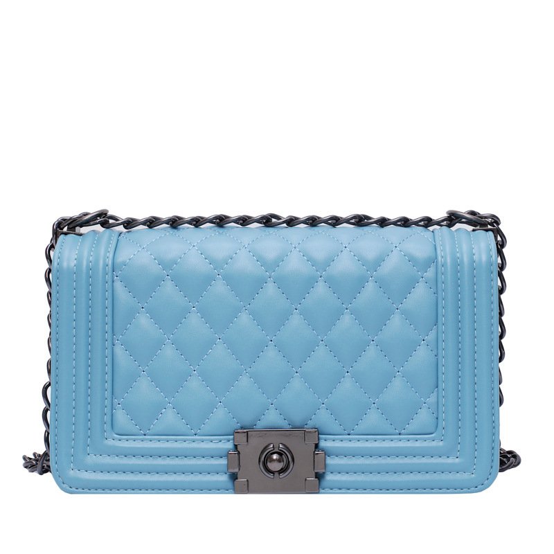 New Style Messenger Bag, Shoulder Bag, Women'S New Style Pu Embroidered Thread Small Square Bag - Image 3