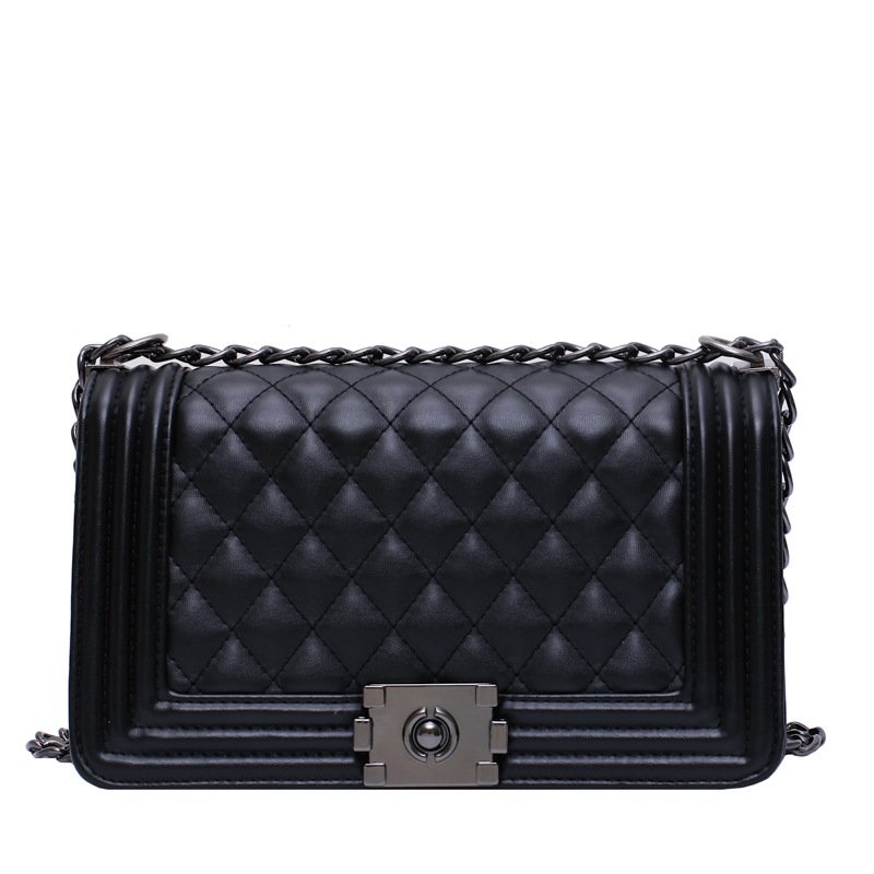 New Style Messenger Bag, Shoulder Bag, Women'S New Style Pu Embroidered Thread Small Square Bag - Image 10