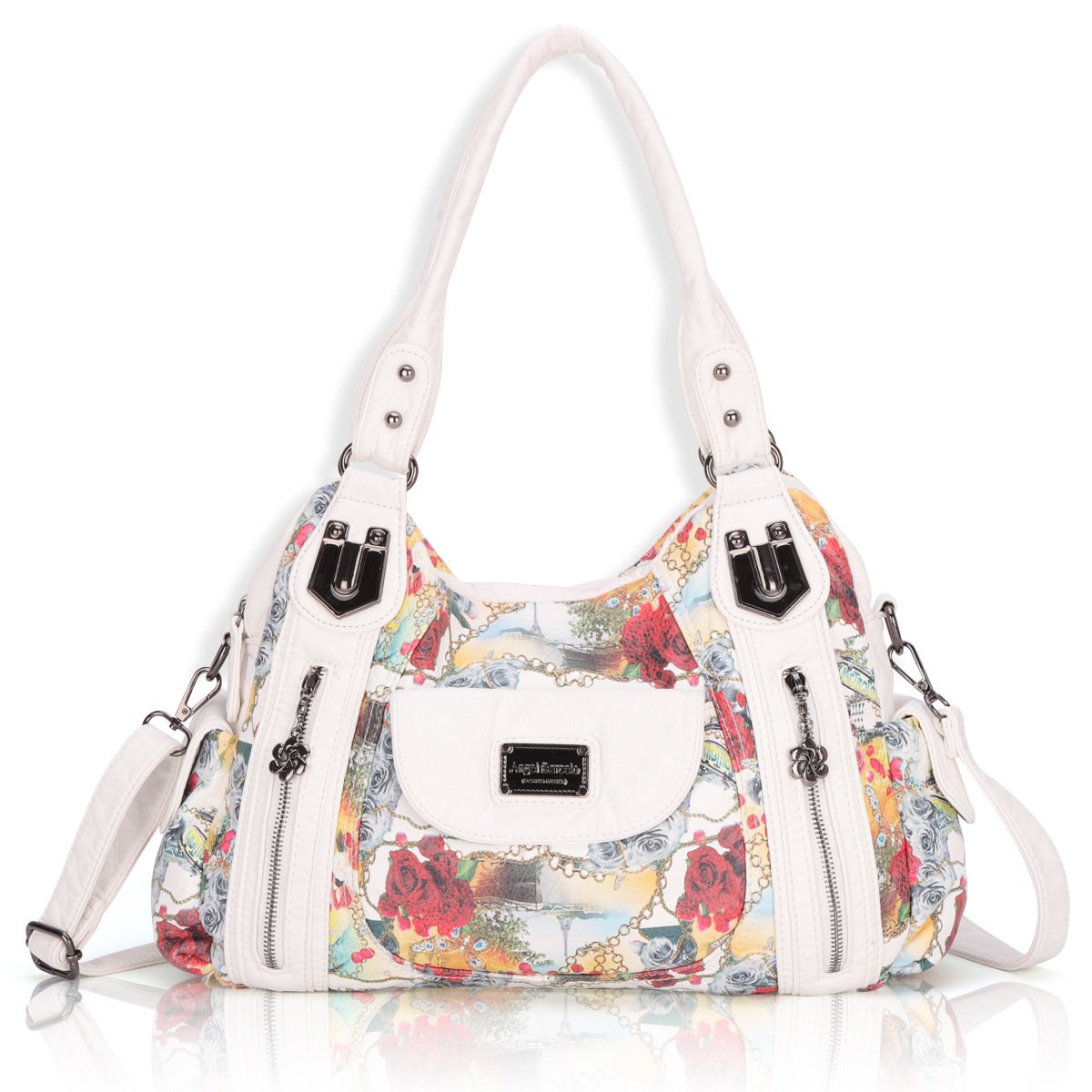 Women's Bags Printing Ladies Handbags Soft Leather Shoulder Messenger Bag - Image 2