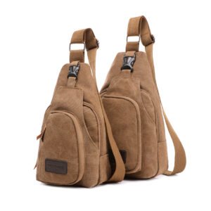 Men's Casual Waterproof Oxford Fabric Messenger Waist Bag